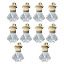 10 Pcs Car Decoration Pendant Scent Fragrance Bottle Aromatherapy Perfume