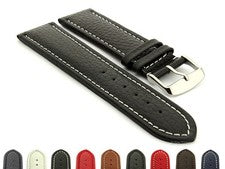 Correa de reloj de cuero genuino extra larga 18 20 22 24 26 28 Friburgo MM