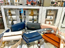 Bolso Bandolera Michael Kors Mujer Grande Jet Set Cuero Cremallera Alrededor Variación