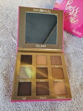 Paleta de Sombras de Ojos Boss Babe GLAM Mate Brillo 9 Tonos Maquillaje Plata Bronce