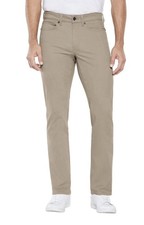 Pantalones caqui Gap para hombre 5 bolsillos calce ajustado estilo clásico, talla 38x30, beige/bronceado