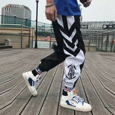 Pantalones Deportivos Estampados Para Hombre Chándal Moda Hip Hop Casuales Calle