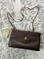 NUEVO CON ETIQUETAS DE COLECCIÓN Bolso Bandolera Etienne Aigner Mujer Cuero Vintage Cartera Bolso sin asas 9800