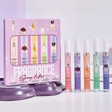 Juego de 5 piezas de fragancias para mujeres cuerpo y cabello fragancias perfume spray para la vida diaria