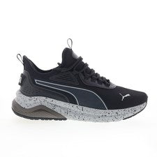 Puma Amplifier Speckle 39914304 Hombres Negro Lona Estilo de Vida Tenis Zapatos