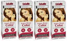 Color de cabello CoSaMo #776 marrón dorado claro compara con Loving Care #76 (paquete de 4)