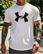 CAMISA GRÁFICA CLÁSICA CUELLO REDONDO HOMBRE MANGA CORTA HOMBRE NUEVA