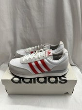 UK 11.5 - Zapatillas Adidas Run 60s 3.0 para hombre en blanco/rojo