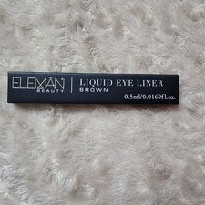 Delineador de ojos líquido Eleman Beauty marrón 0,5 ml maquillaje vegano libre de crueldad romántico