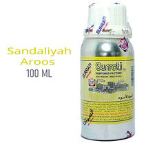 Aceite de perfume concentrado Sandaliyah Aroos by Surrati, 100 ml, aceite Attar
