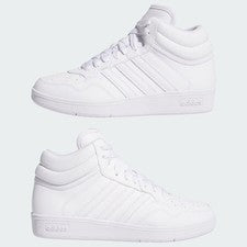 Adidas Hoop 4.0 Mid Unisex Talla 6UK Blanco Sintético Forro de Malla Superior JI3476