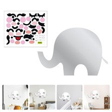 1 juego de calcomanías de pared creativas acrílicas para espejo multicolor hágalo usted mismo decoración del hogar
