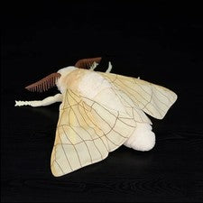 Juguete de peluche suave polilla gusano de seda lindo insecto peluche difuso decoración del hogar regalo