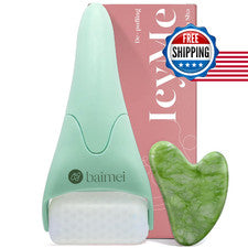 Rodillo de hielo de crioterapia Baimei Icyme y herramientas faciales Gua Sha reduce la hinchazón