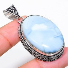 Colgante de joyería de plata esterlina 925 hecho a mano con piedras preciosas...