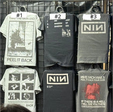Camiseta Nine Inch Nails NIN Peel It Back Tour 2026 Reimpresión