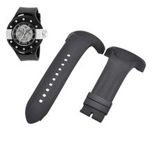 Correa de reloj de goma negra S1 Rally 20101 50 mm para Invicta