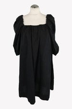Vestido mujer Patrizia Pepe talla 40 (L) negro NUEVO vestido recto vestido camisero