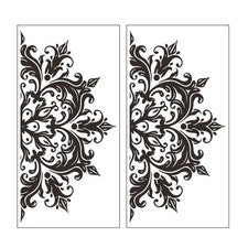 2 calcomanías étnicas de pared mandala pegatina dormitorio PVC arte de pared decoración del hogar