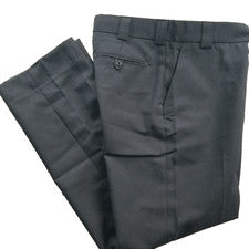 Pantalón AZUL Para Hombre 33 Azul Marino Mezcla de Lana Pantalón Frente Plano 4 Bolsillos Estilo 8560