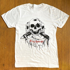 Descarga - Tres Calaveras Manga Corta Blanco Todas las Tallas S-5XL Negro AG2123