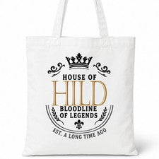 Bolso Shopper Casa Of Algodón Apellido Familiar Niño