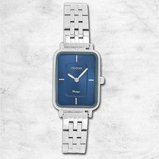 Oozoo Metal Reloj de Mujer Sunray Análogo Cuarzo Pulsera Plata Vintage UOC20417