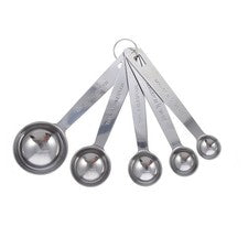 5 Piezas Cuchara Medidora Multiusos Acero Inoxidable de Grado Alimenticio para Cocina