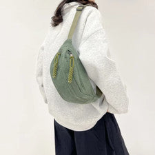 Bolso Bandolera Mujer Pack Bolso Cord Street Style Pecho y Riñonera Moda