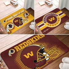 Alfombra Redskins Washington 16x24 pulgadas felpudo alfombrilla antideslizante decoración del hogar