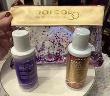 Joico Color Therapy & Purple Champú Set Viaje Tamaño 3 Piezas Con Bolsa Cremallera Nuevo