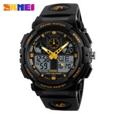 Reloj Hombre Ejército Militar Alarma Analógico Digital Impermeable Deportivo Muñeca SKMEI 1270