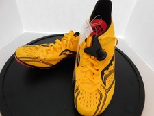 Botines Saucony Spitfire 5 para hombre 8,5 amarillo rojo S29055-16 atletismo con clavos