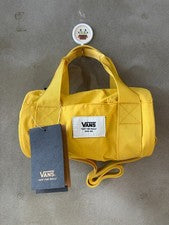 Mini bolso bandolera de viaje VANS Barrel para mujer informal estilo de vida amarillo nuevo con etiquetas
