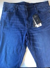 The Perfect Jean NYC Hombre’s 42x30 Azul Calce Atlético Elastizado Pierna Recta NUEVO CON ETIQUETAS NUEVO