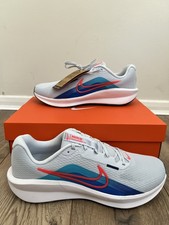 Nike Downshifter 13 Hombres Entrenadores para Correr Gris/Azul Reino Unido 10 - UE 45 - FD6454-012