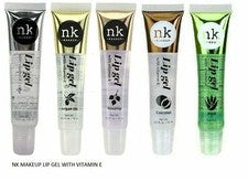 Gel Labial NK Hidratante Transparente, Argán, Cereza, Rosa Mosqueta, Chicle 15 ml