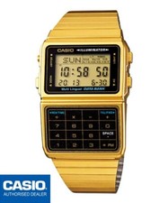 CASIO DBC-611G-1VT⎪DBC-611G-1V⎪DBC-611G-1⎪Original⎪CALCULADORA⎪Dorado⎪RETRO