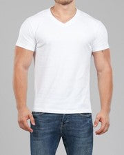 Camiseta lisa para hombre / Camiseta Gildan Ultra Algodón / Nueva camiseta popular en blanco talla L