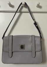 NUEVO Bolso de hombro de cuero gris Dooney and Bourke para mujer