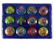 Chakra Natural Soild Perfume Unisex Fragancia Corporal de Larga Duración Paquete de 12 4 g cada uno