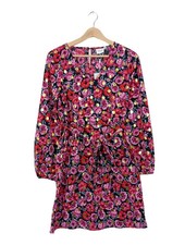 Vestido informal Vila manga larga estampado floral rosa talla 38