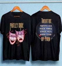 Camisa vintage 1985 Motley Crue Theatre of Pain gira mundial