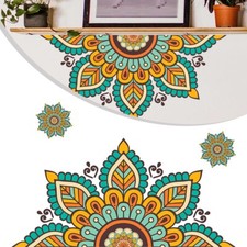 Pegatina de pared de vinilo mandala lotus para decoración zen decoración creativa hogar habitación