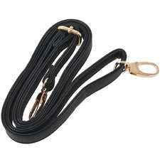 Bolso Mensajero Ajustable de Cuero PU para Mujer Correa Negro F6W63058