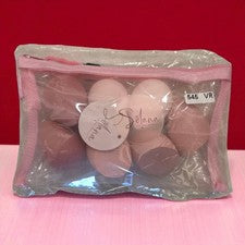 Lote de 7 esponjas de maquillaje en bolsa con cremallera