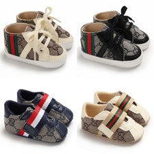 Paquete de 4 piezas Oferta Bebé Suela Suave Bebé Zapato Talla 1 Se Adapta a 0-6 Meses Bebé Niño Pequeño