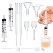 Kit de herramientas de recarga de perfume de 10 piezas, dispensador de plástico transparente