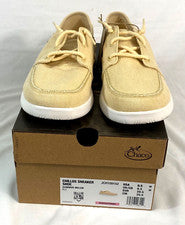 Mujer Chaco Chillos Zapatillas Talla 8.5 Melón Cordones Acolchado Lona Superior