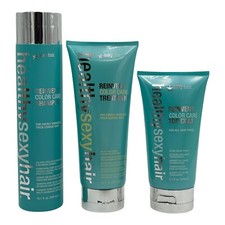 Juego de 3 piezas de champú, tratamiento y capa superior para reinventar el cuidado del color y reinventar el cabello se